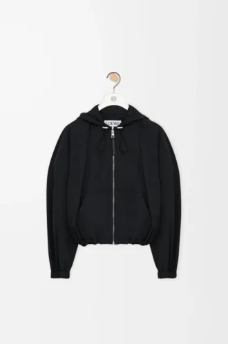 Chaqueta globo en mezcla de cupro Negro