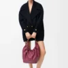 Chaqueta tipo peacoat de lana azul medianoche Chaqueta tipo peacoat de lana azul medianoche