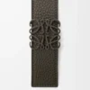 Cinturón reversible Anagram en piel de becerro granulada flexible Dark Khaki/Black/Dark Pal Cinturón reversible Anagram en piel de becerro granulada flexible Dark Khaki/Black/Dark Pal