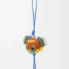 Colgante Knight Cat en fieltro rojo/azul