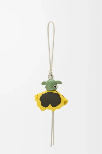 Colgante Pansy Puzz Blanco/Amarillo