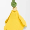 Colgante tulipán en piel de becerro clásica Amarillo