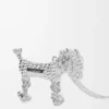 Collar con perro salchicha Plata Collar con perro salchicha Plata