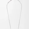 Collar Pebble Cube en plata de ley Plata Collar Pebble Cube en plata de ley Plata