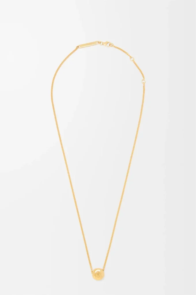 Collar Pebble en plata de ley Oro Collar Pebble en plata de ley Oro