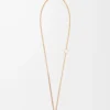 Collar personalizable en metal dorado