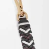 Correa corta Arrow en piel de becerro Black/Chocolate Correa corta Arrow en piel de becerro Black/Chocolate