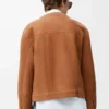Cárdigan de piel de oveja color toffee Cárdigan de piel de oveja color toffee