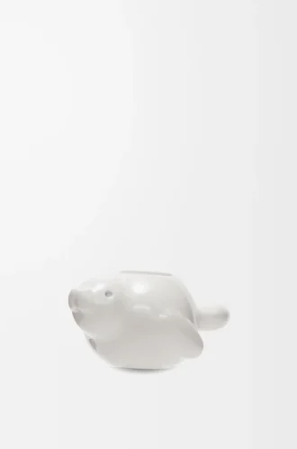 Dados con forma de foca en latón blanco suave