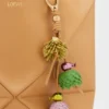 Dados con motivos florales en piel de becerro clásica rosa claro Dados con motivos florales en piel de becerro clásica rosa claro