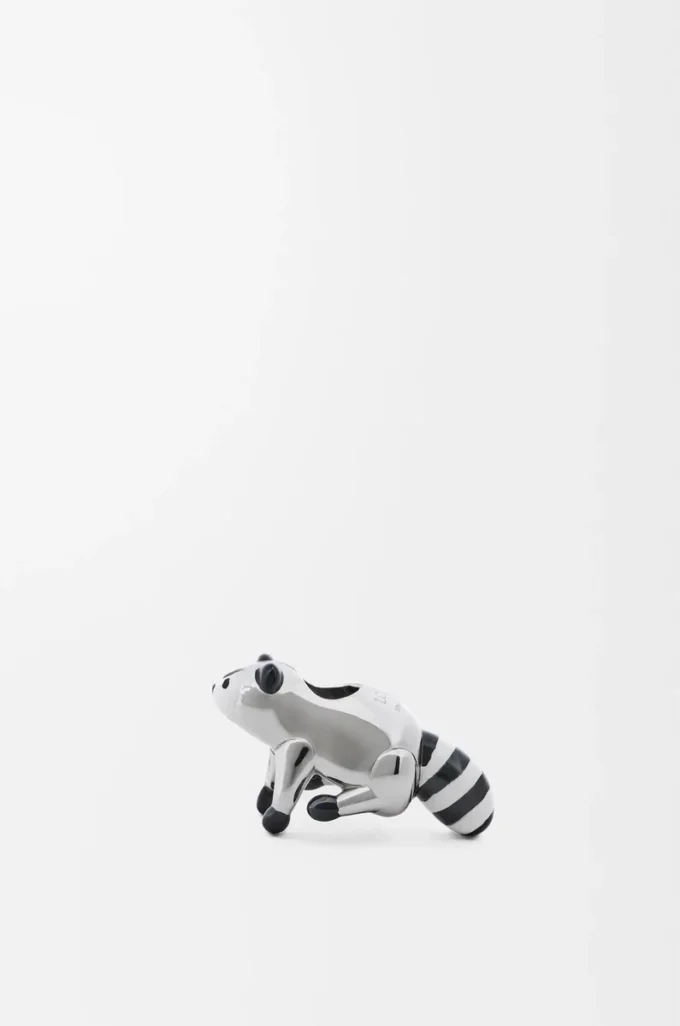 Dados Raccoon plateados Dados Raccoon plateados