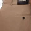 Falda cruzada de algodón Beige