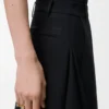 Falda de viscosa elástica en negro Falda de viscosa elástica en negro