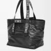 Fold Shopper en piel de becerro papel Negro Fold Shopper en piel de becerro papel Negro