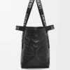 Fold Shopper en piel de becerro papel Negro Fold Shopper en piel de becerro papel Negro