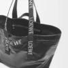Fold Shopper en piel de becerro papel Negro Fold Shopper en piel de becerro papel Negro