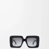 Gafas de sol Beveled Square Maxi Anagram Negro