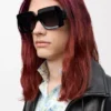Gafas de sol Beveled Square Maxi Anagram Negro