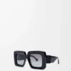 Gafas de sol Beveled Square Maxi Anagram Negro