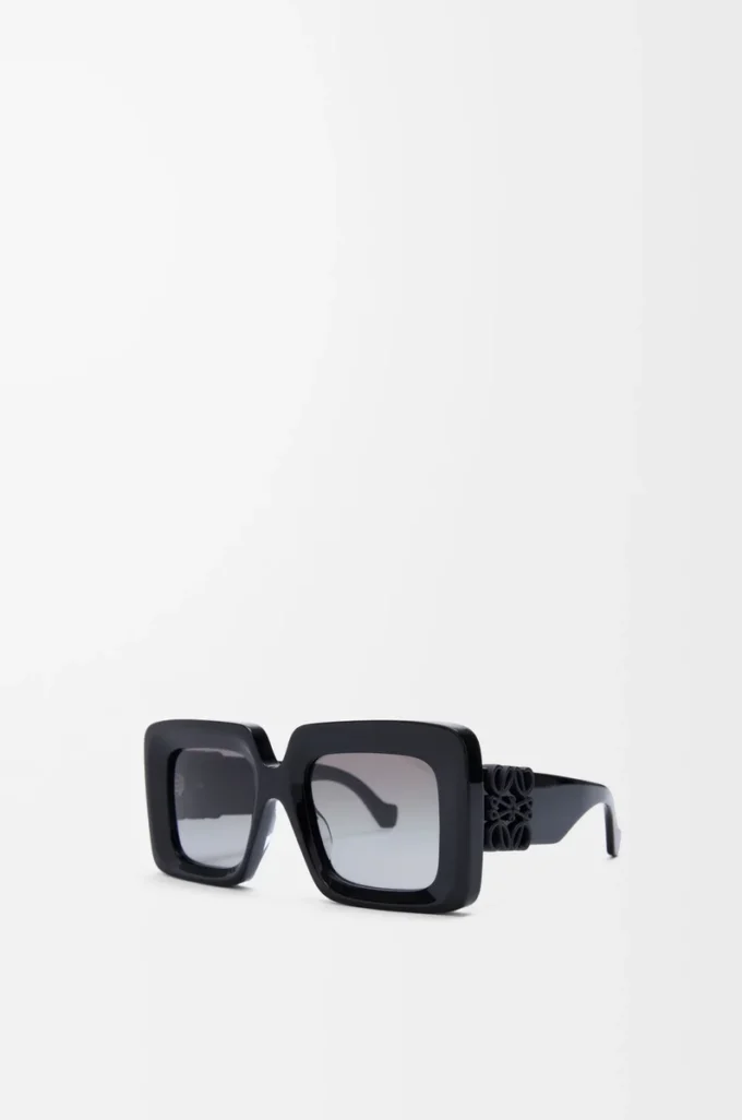 Gafas de sol Beveled Square Maxi Anagram Negro