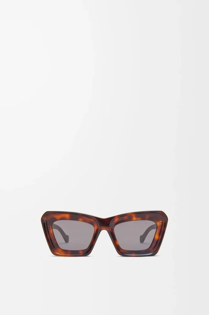 Gafas de sol Cateye biseladas Havana Gafas de sol Cateye biseladas Havana