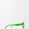 Gafas de sol con forma de flor Verde transparente
