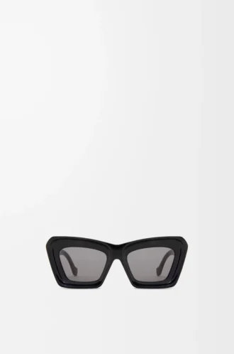 Gafas de sol de ojo de gato biseladas Negro Gafas de sol de ojo de gato biseladas Negro
