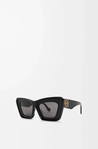 Gafas de sol de ojo de gato biseladas Negro Gafas de sol de ojo de gato biseladas Negro