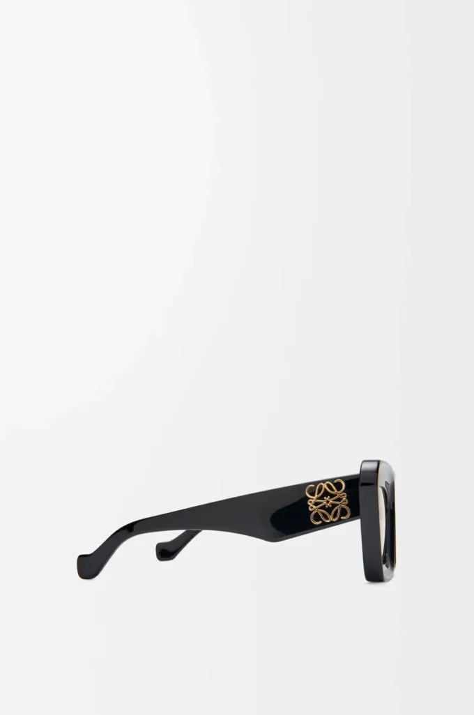 Gafas de sol de ojo de gato biseladas Negro Gafas de sol de ojo de gato biseladas Negro
