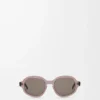 Gafas de sol Delta Slim marrón transparente