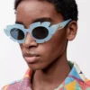 Gafas de sol Flower Azul claro Gafas de sol Flower Azul claro