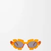 Gafas de sol Flower Naranja transparente Gafas de sol Flower Naranja transparente