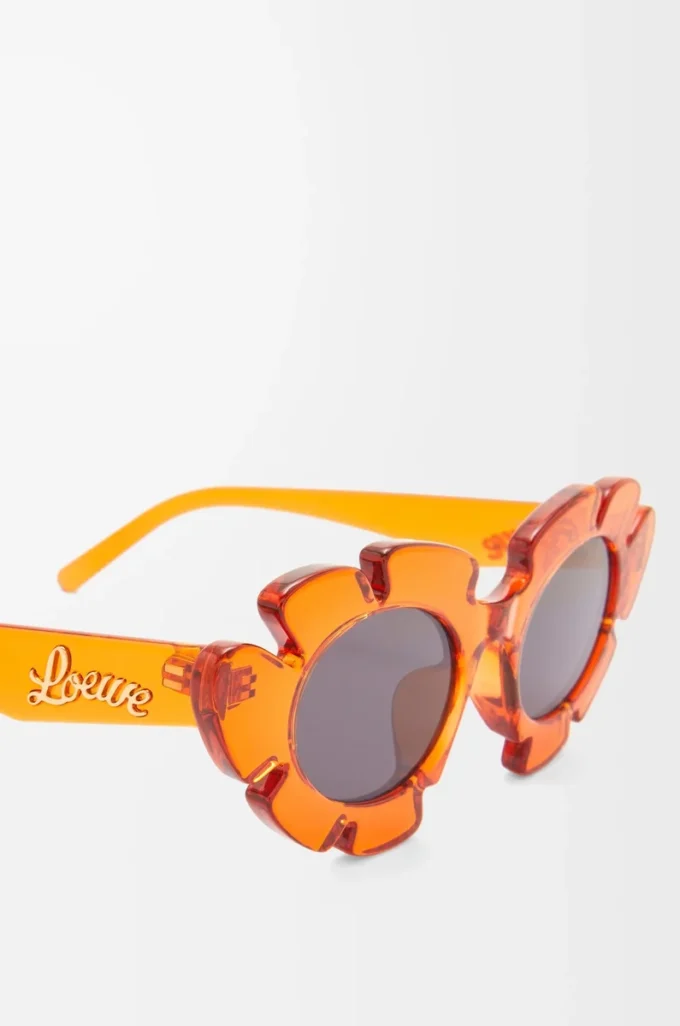 Gafas de sol Flower Naranja transparente Gafas de sol Flower Naranja transparente