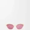Gafas de sol hexagonales Anagram Burgundy Gafas de sol hexagonales Anagram Burgundy