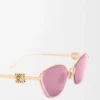 Gafas de sol hexagonales Anagram Burgundy Gafas de sol hexagonales Anagram Burgundy