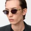 Gafas de sol hexagonales Anagram Smoke Moka Gafas de sol hexagonales Anagram Smoke Moka