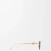 Gafas de sol hexagonales Anagram Smoke Moka Gafas de sol hexagonales Anagram Smoke Moka