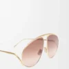 Gafas de sol Hillock marrón degradado
