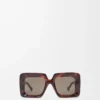 Gafas de sol Maxi Anagram cuadradas biseladas Havana Gafas de sol Maxi Anagram cuadradas biseladas Havana