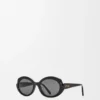 Gafas de sol Mini Oval Slim Black Gafas de sol Mini Oval Slim Black