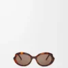 Gafas de sol Mini Oval Slim Havana Gafas de sol Mini Oval Slim Havana