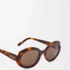 Gafas de sol Mini Oval Slim Havana Gafas de sol Mini Oval Slim Havana