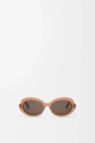 Gafas de sol Mini Oval Slim Milky Caramel