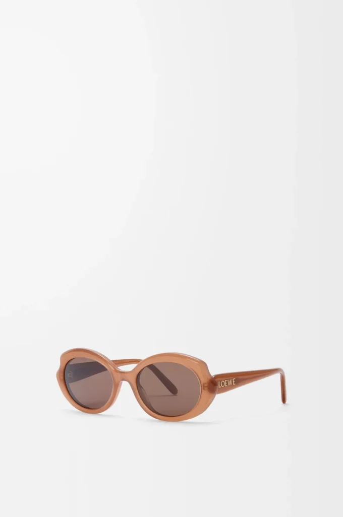 Gafas de sol Mini Oval Slim Milky Caramel Gafas de sol Mini Oval Slim Milky Caramel