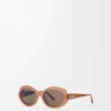 Gafas de sol Mini Oval Slim Milky Caramel Gafas de sol Mini Oval Slim Milky Caramel