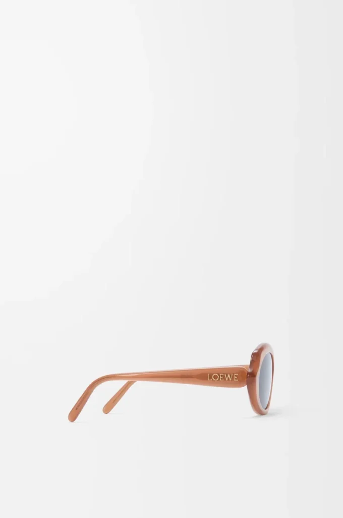 Gafas de sol Mini Oval Slim Milky Caramel Gafas de sol Mini Oval Slim Milky Caramel
