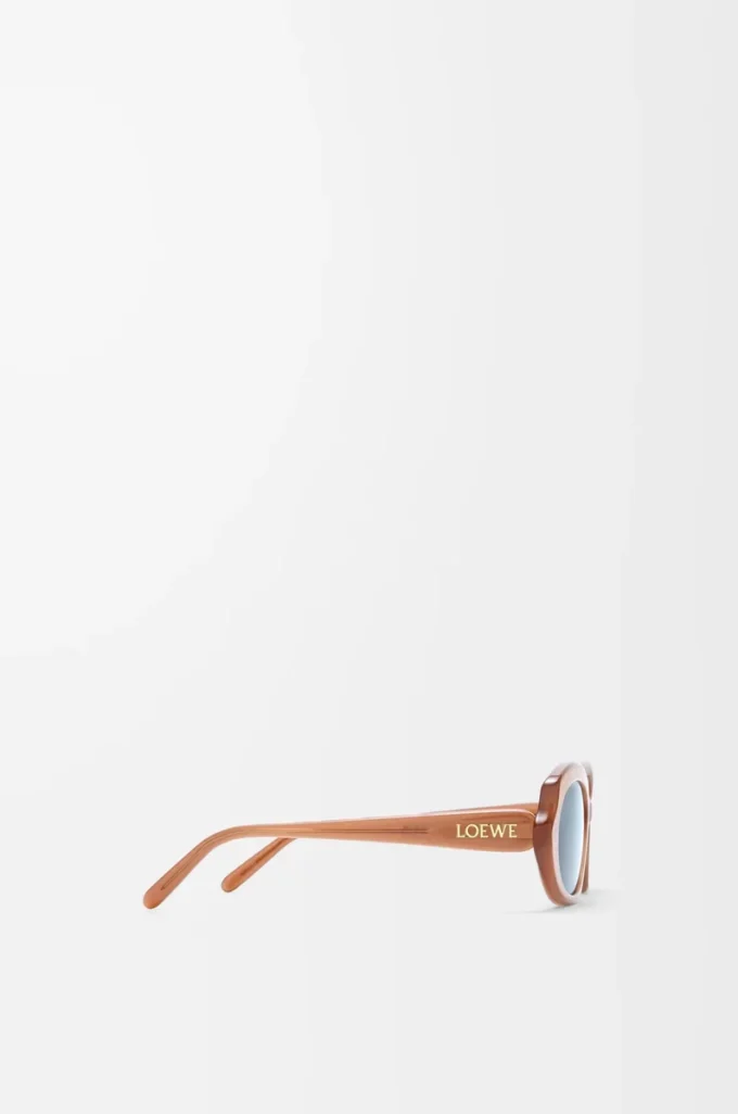 Gafas de sol Mini Oval Slim Milky Caramel Gafas de sol Mini Oval Slim Milky Caramel