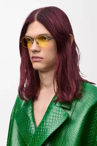 Gafas de sol ovaladas Groove Amarillo