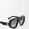 Gafas de sol pentagonales biseladas Black Gafas de sol pentagonales biseladas Black