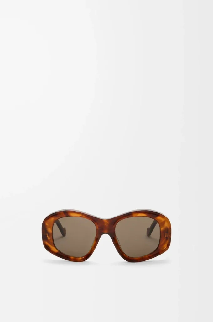 Gafas de sol pentagonales biseladas Havana Gafas de sol pentagonales biseladas Havana